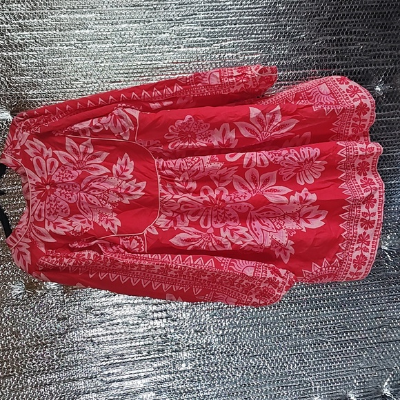 FARM Rio Red Floral Mini Dress - Picture 5 of 7